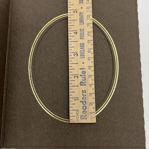 LARGE QUANTITY Tap LOOMIS Brown Cardboard 4x5 Oval Folders 5 Pounds Worth! - Picture 6 of 6